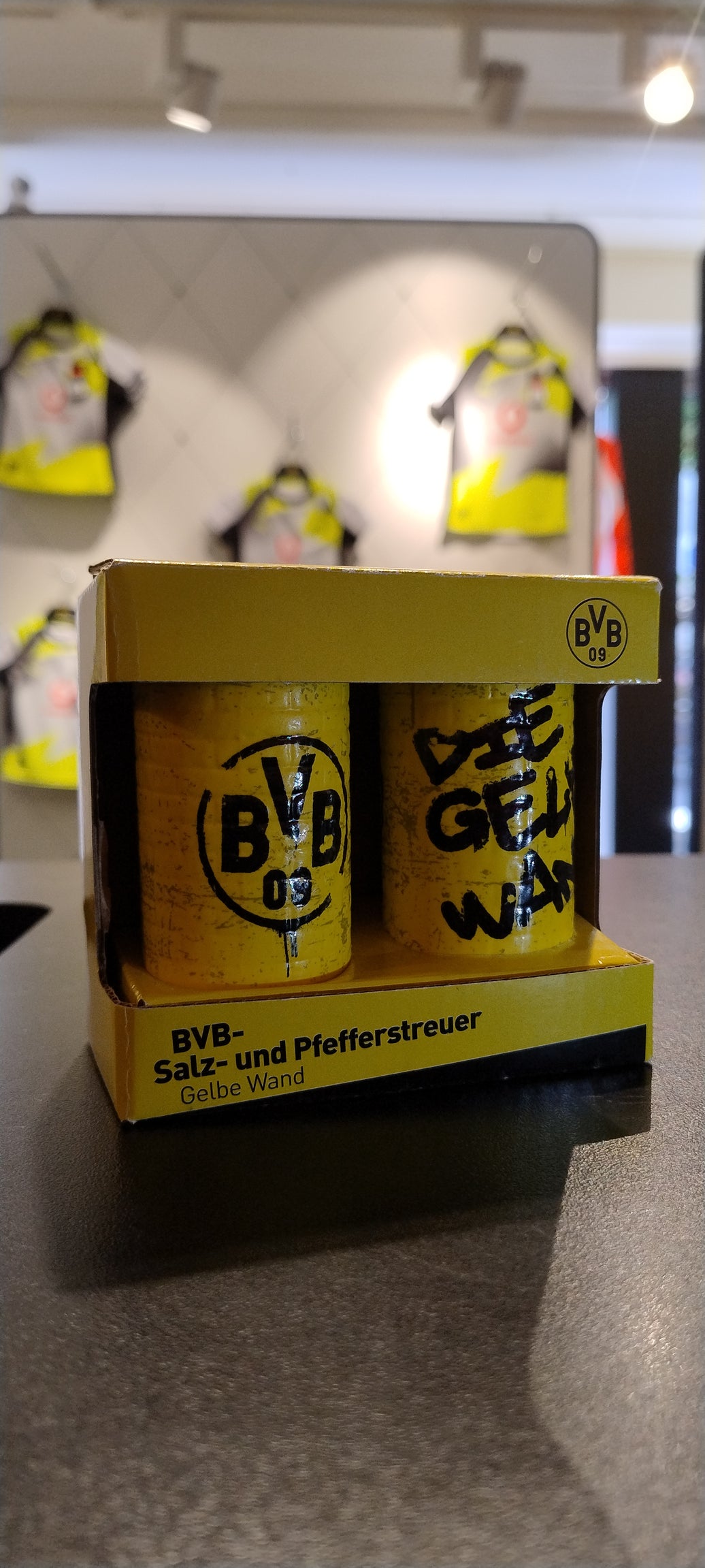 Borussia Dortmund, BVB-Salz- und Pfefferstreuer Gelbe Wand (2er-Set)