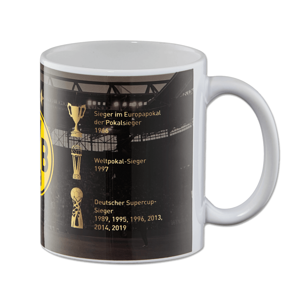 BVB Tasse Erfolge mit Pokalmotiven