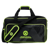 BVB Sporttasche Neon in Schwarz mit Neon-Logo und Schriftzug