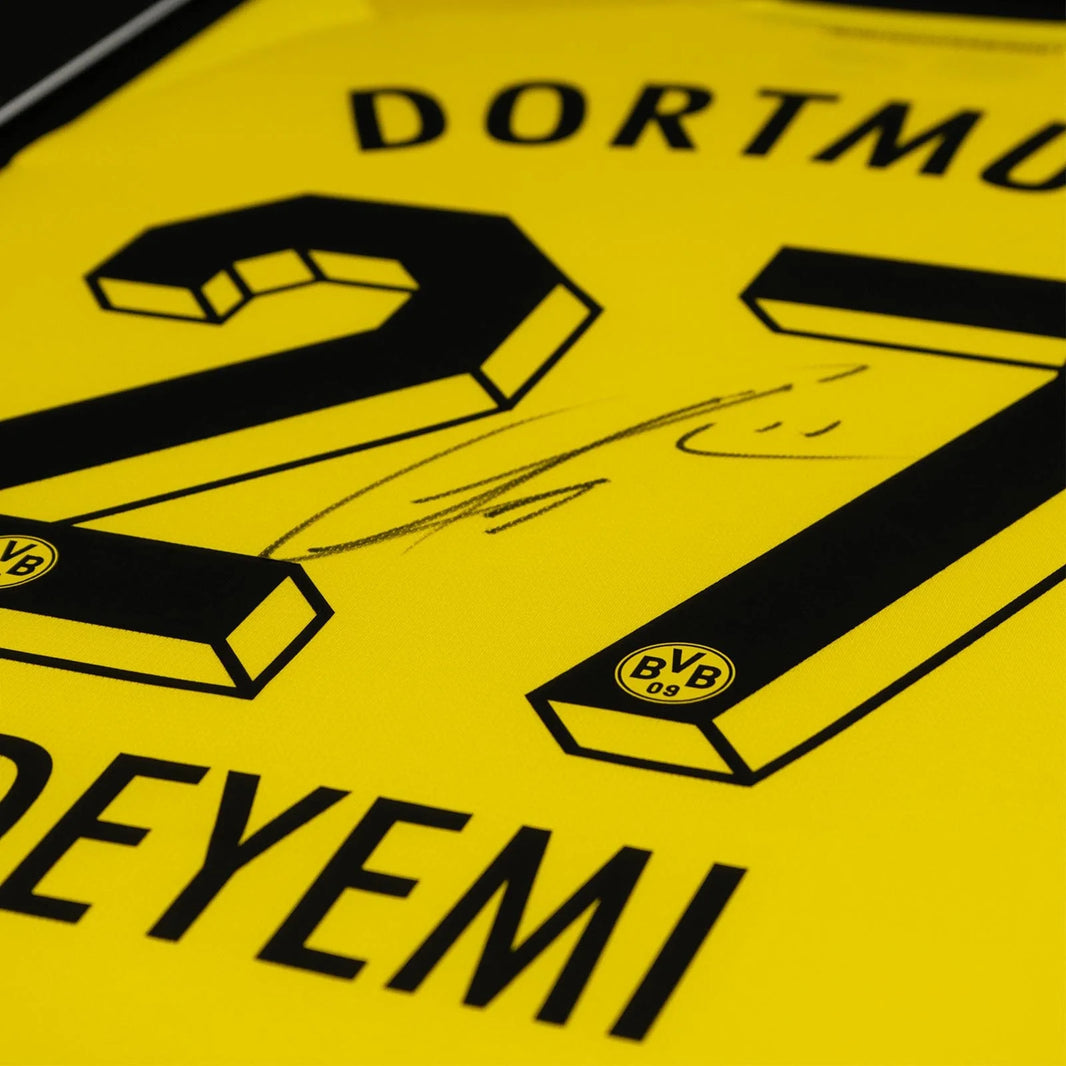 Original signiertes BVB-Trikot – Karim Adeyemi #27