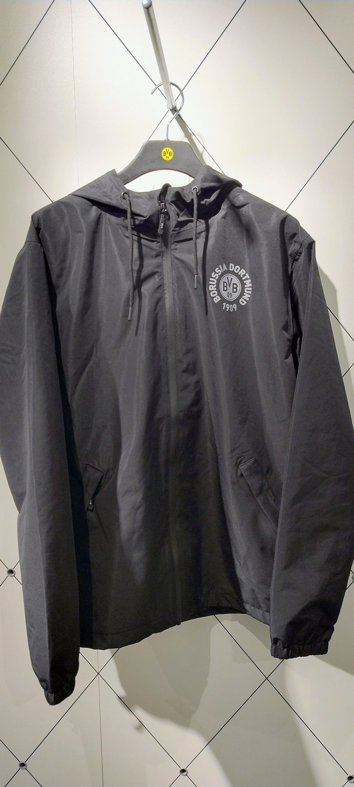 BVB Regenjacke mit Backprint gr. XL